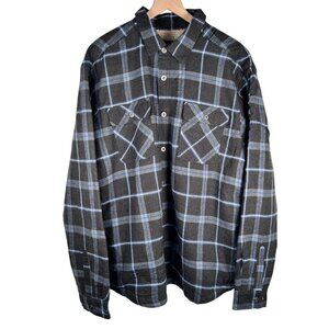 Grizzly Mountain Size XL Men Sherpa Lined Flannel Jacket Shirt